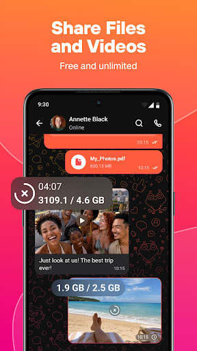 Online chat, calls - Gem Space screenshot 2