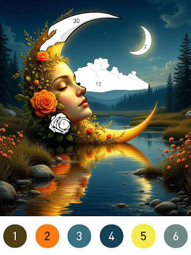 Fantasy Color By Number Game screenshot 11