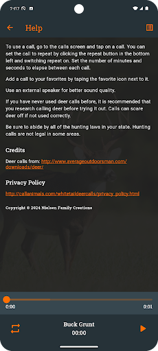 Whitetail Deer Calls Pro screenshot 4