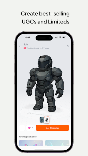 Customuse: Skins Maker Roblox screenshot 1