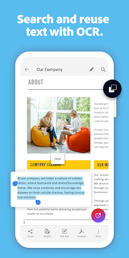 Adobe Scan AI PDF Scanner, OCR screenshot 1
