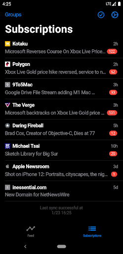 Fluent Reader Lite - RSS Clien screenshot 9