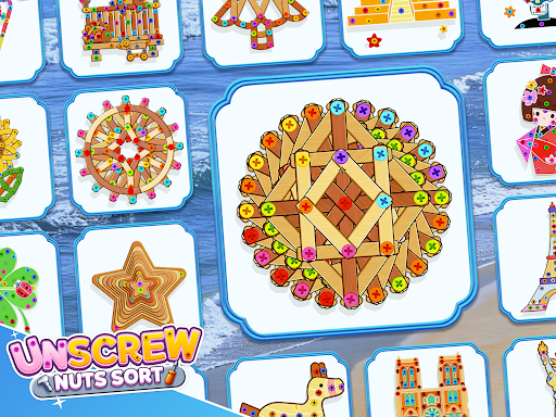 Unscrew Nuts Sort®: Pin Puzzle screenshot 10