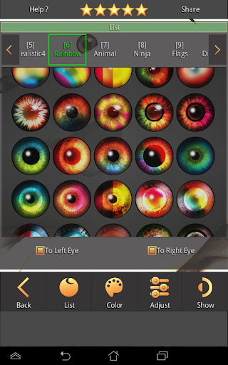 FoxEyes - Change Eye Color screenshot 10