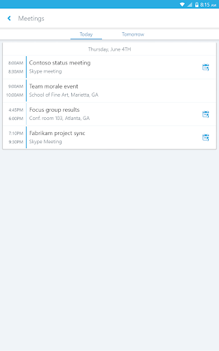 Skype for Business for Android screenshot 10