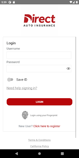 Direct Auto Insurance screenshot 1