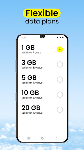 Saily: eSIM + phone number screenshot 2