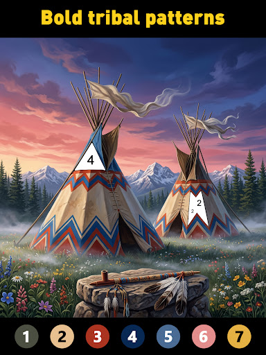 Tribal Art Coloring Book screenshot 10