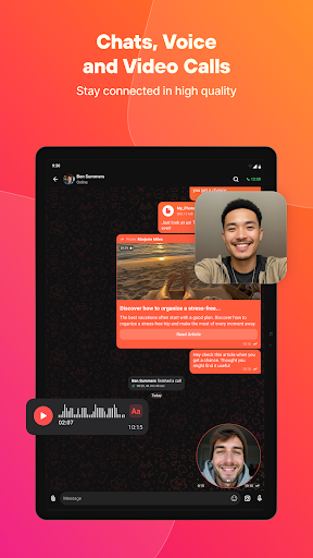 Online chat, calls - Gem Space screenshot 5