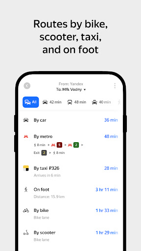 Yandex Maps and Navigator screenshot 3