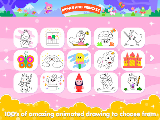 Coloring and Drawing For Girls screenshot 5