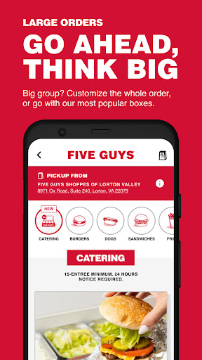 Five Guys Burgers & Fries screenshot 3