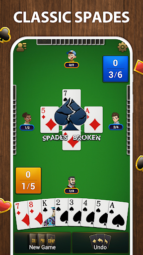 Spades Solitaire - Card Games screenshot 1
