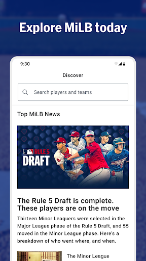MiLB screenshot 2
