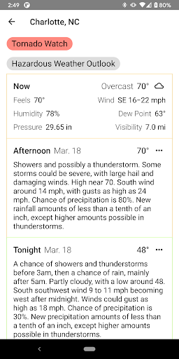 RadarX: Weather Radar/Forecast screenshot 1