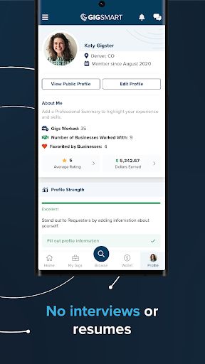 GigSmart Get Gigs screenshot 5