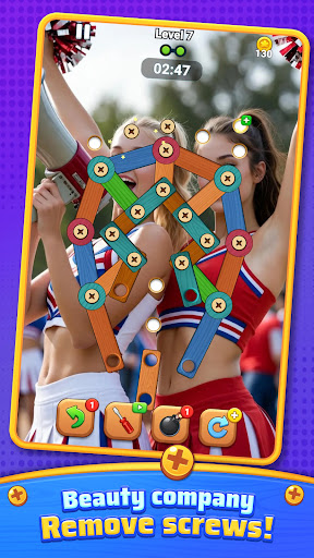 Wood Screw Lovely Puzzle screenshot 1