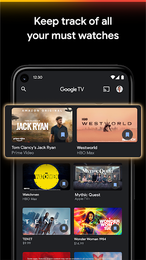 Google TV screenshot 2