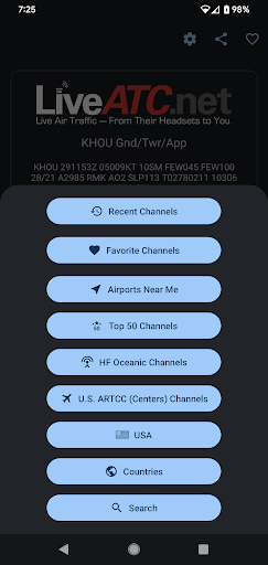LiveATC for Android screenshot 1