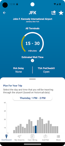 MyTSA screenshot 4
