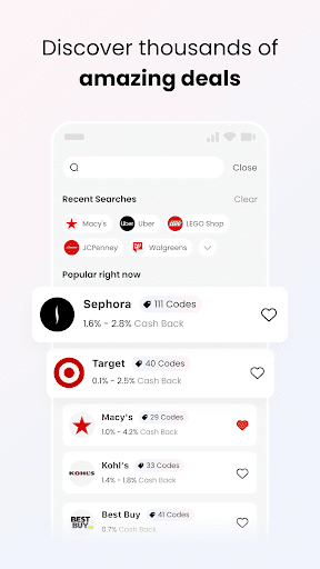 Coupert - Coupons & Cash Back screenshot 3