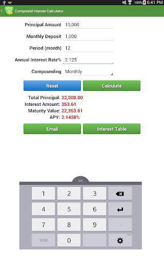 Financial Calculators Pro screenshot 15