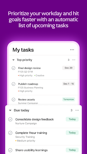 Asana: Work Management screenshot 1
