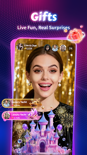 Chamet - Live Chat & Party screenshot 1