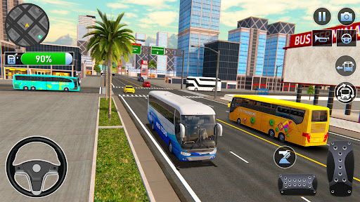 Bus Simulator : 3D Bus Games screenshot 2
