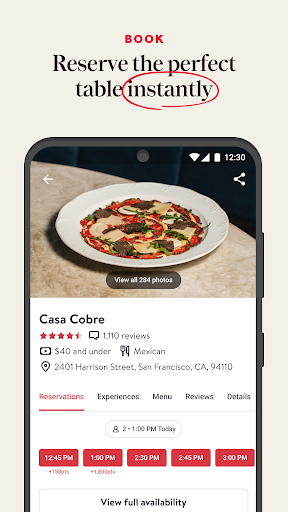 OpenTable screenshot 9