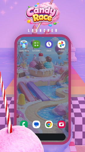 Candy Race Launcher screenshot 1