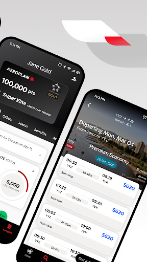 Air Canada + Aeroplan screenshot 2