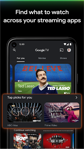 Google TV screenshot 3