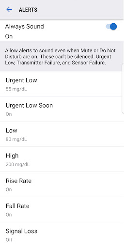 Dexcom G6 screenshot 8