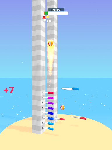 Ball Up: Knife Racing screenshot 7