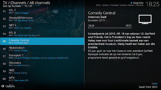 Kodi screenshot 2
