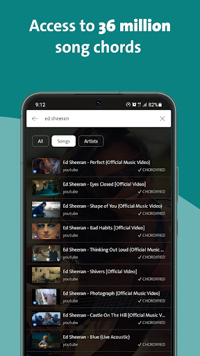 Chordify: Song Chords & Tuner screenshot 18