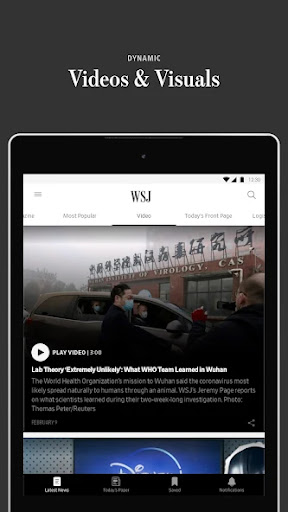 The Wall Street Journal. News screenshot 2