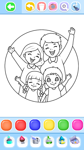 Family Love Coloring Book screenshot 3