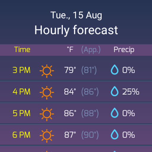 SkyHalo Weather for Wear OS screenshot 11