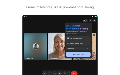 Google Meet screenshot 2
