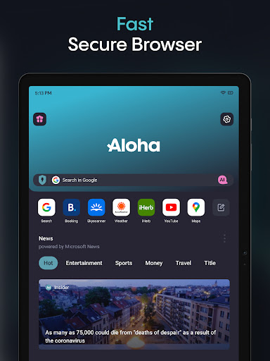 Aloha Browser - Private VPN screenshot 5