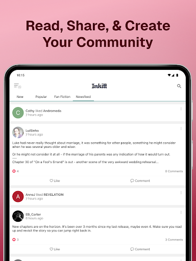 Inkitt: Books, Novels, Stories screenshot 7