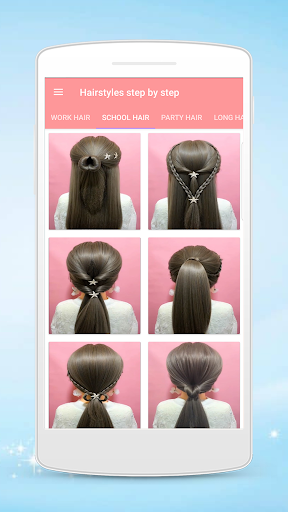 Hairstyles step by step screenshot 6