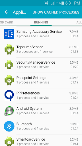 Samsung Accessory Service screenshot 1