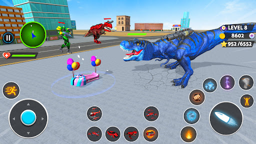 Dino Transform Robot Games screenshot 2