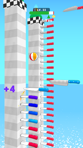 Ball Up: Knife Racing screenshot 1