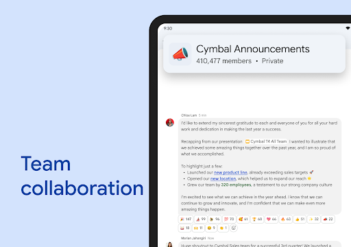 Google Chat screenshot 13