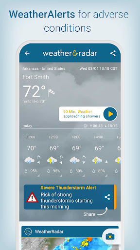 Weather & Radar Forecast screenshot 12