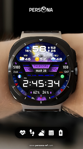 PER27 Digital Watch Face screenshot 5